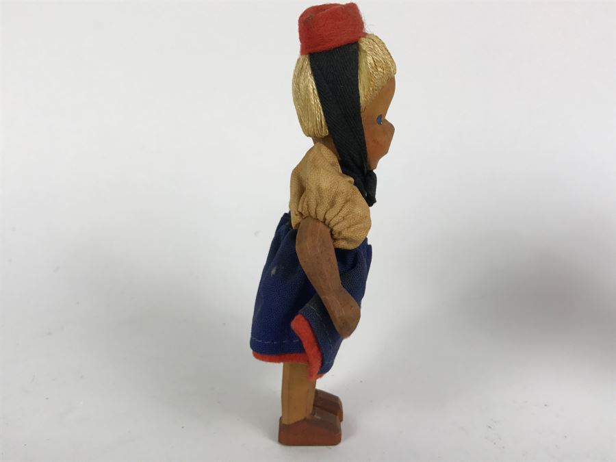 Vintage Carved Wood Doll [Photo 6]