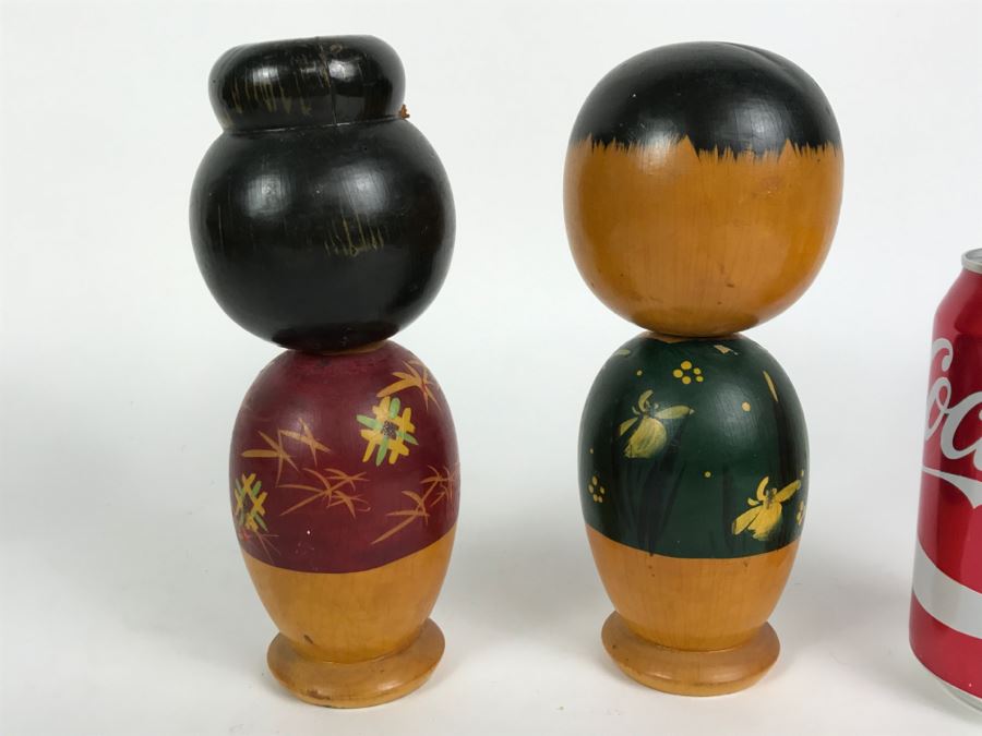 Vintage Japanese Kokeshi Wooden Dolls [Photo 8]