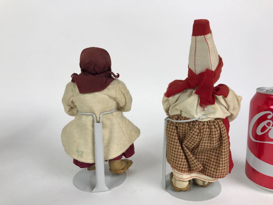 Pair Of Vintage Soviet Union Dolls [Photo 12]