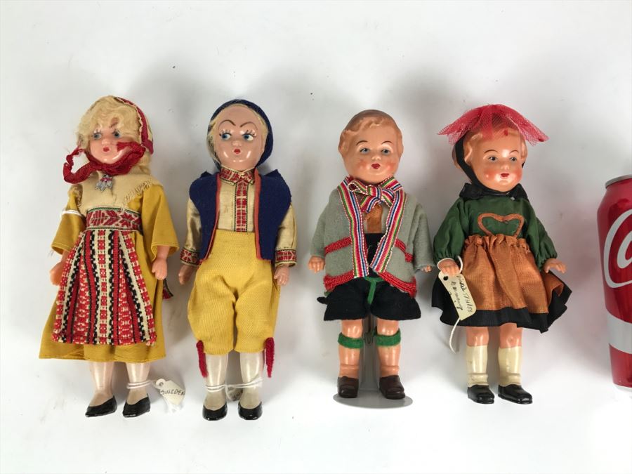 Collection Of Vintage International Dolls - See All Photos
