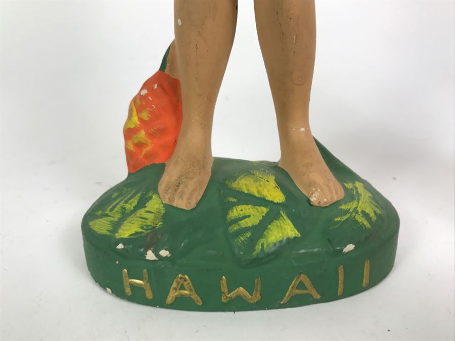 Vintage Hawaiian Bobble Hula Girl Doll Missing Grass Skirt [Photo 4]