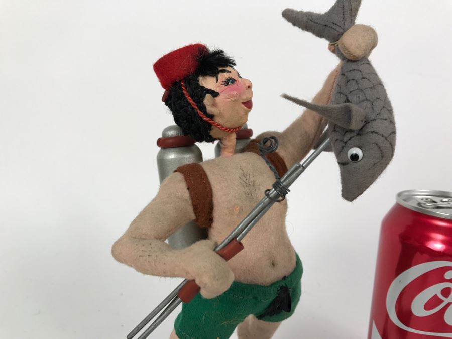 Vintage Spear Fisherman Doll [Photo 2]