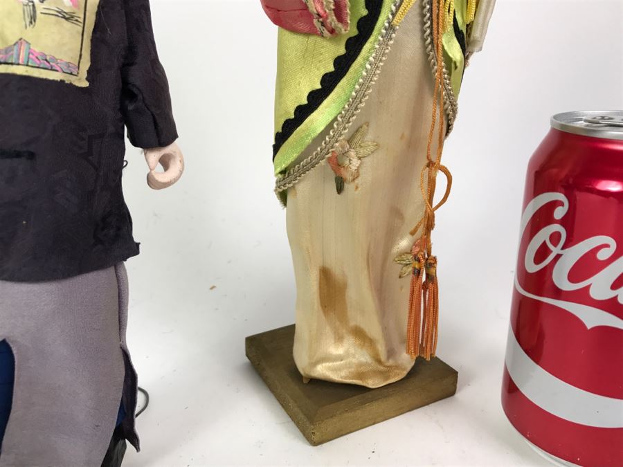 Pair Of Vintage Asian Dolls [Photo 4]