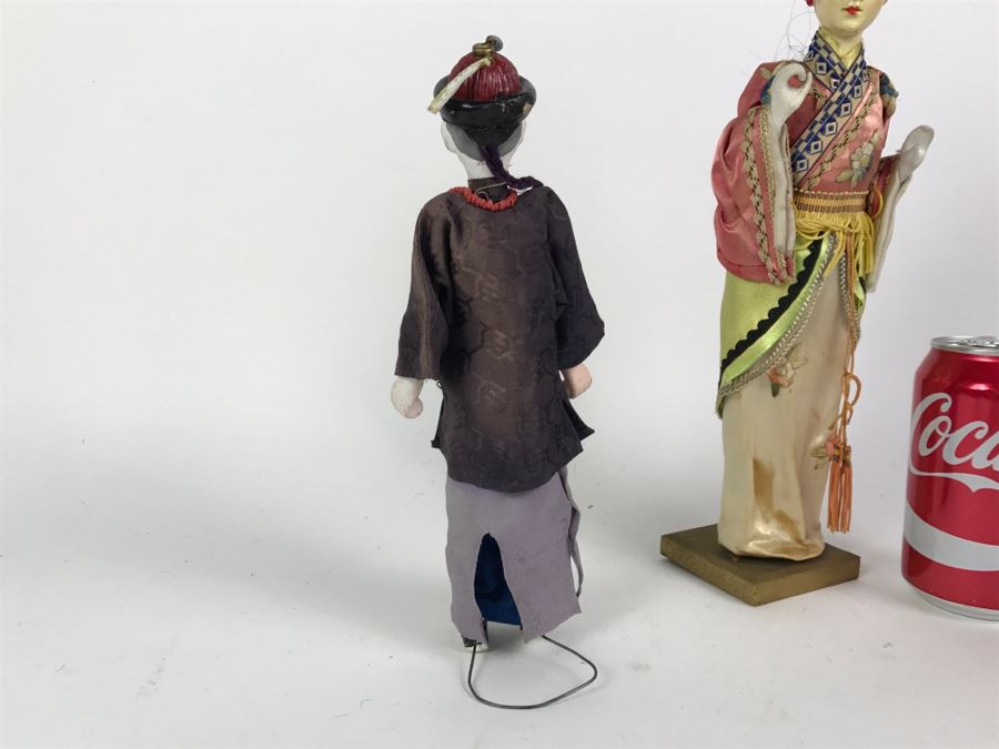 Pair Of Vintage Asian Dolls [Photo 11]