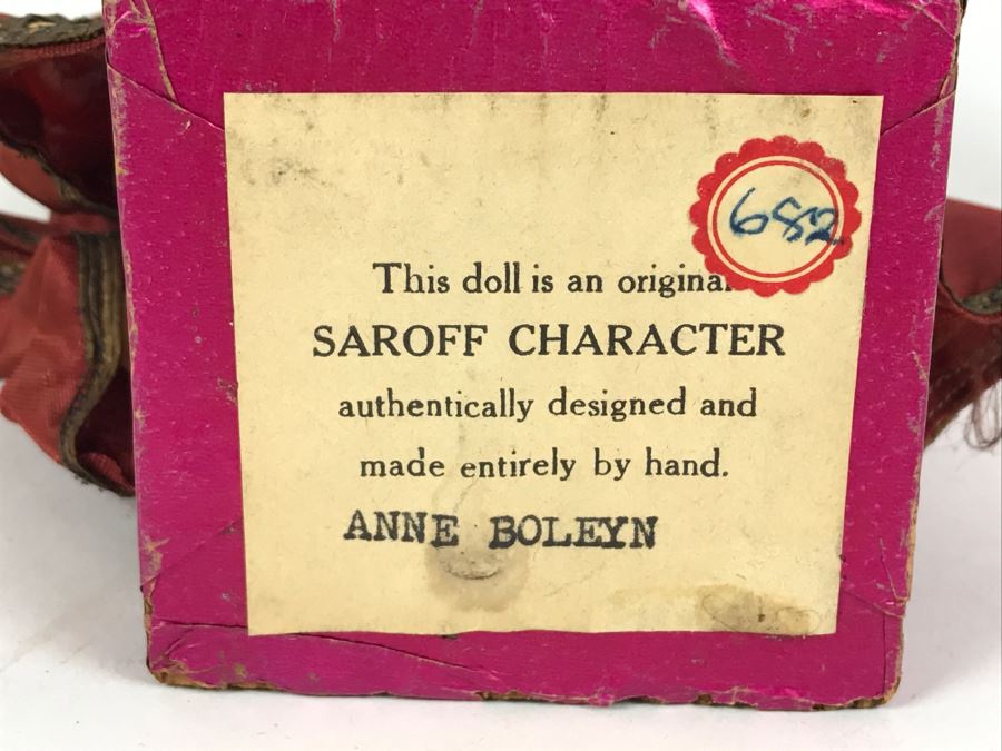 Vintage Anne Boleyn Doll Saroff Character Doll Hand Made [Photo 13]