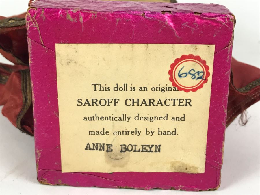 Vintage Anne Boleyn Doll Saroff Character Doll Hand Made [Photo 12]