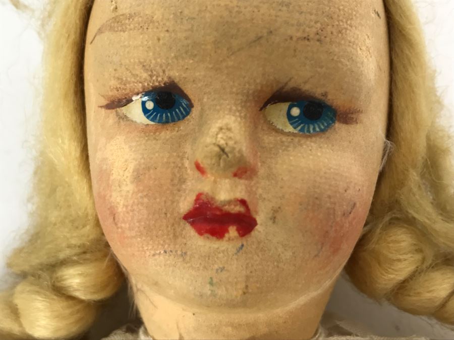 vintage doll with 3 faces