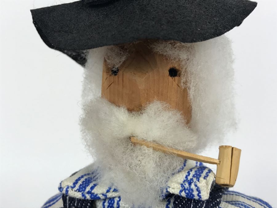 Pair of Holston Mountain Arts And Crafts Co-Operative Dolls Virginia Wooden Dolls By Lala Farmer [Photo 5]