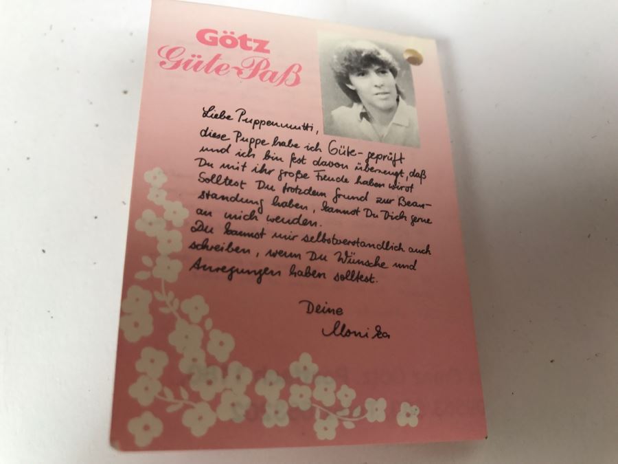 Gotz German Doll New In Box [Photo 11]