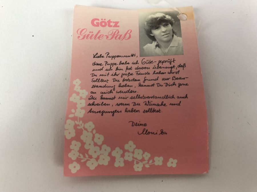 Gotz German Doll New In Box [Photo 13]