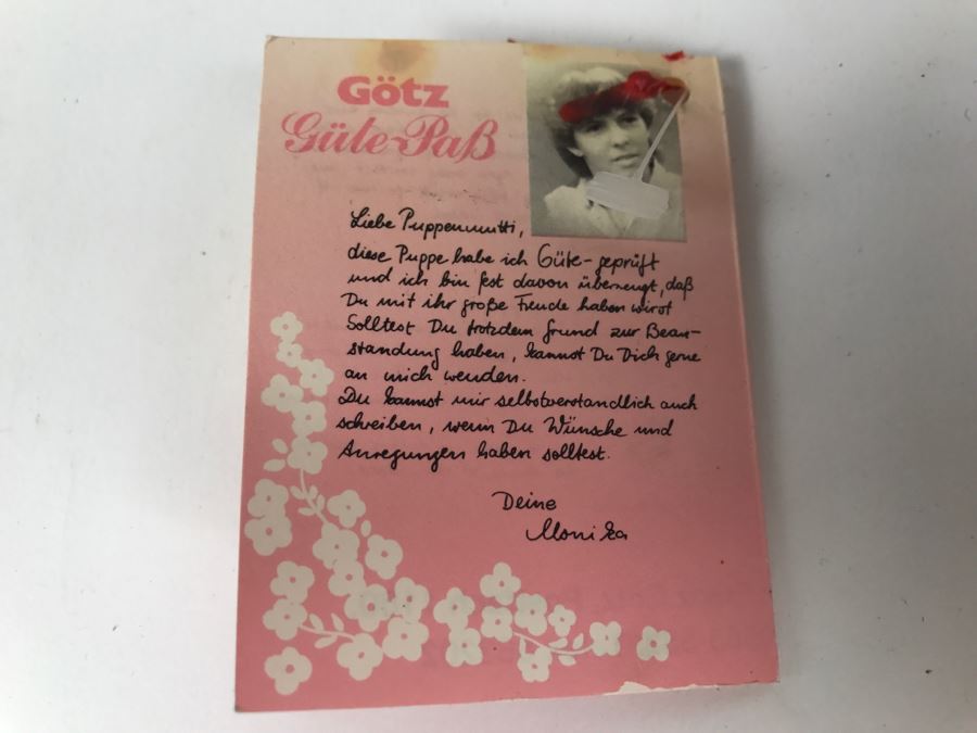 Gotz German Doll New In Box [Photo 13]