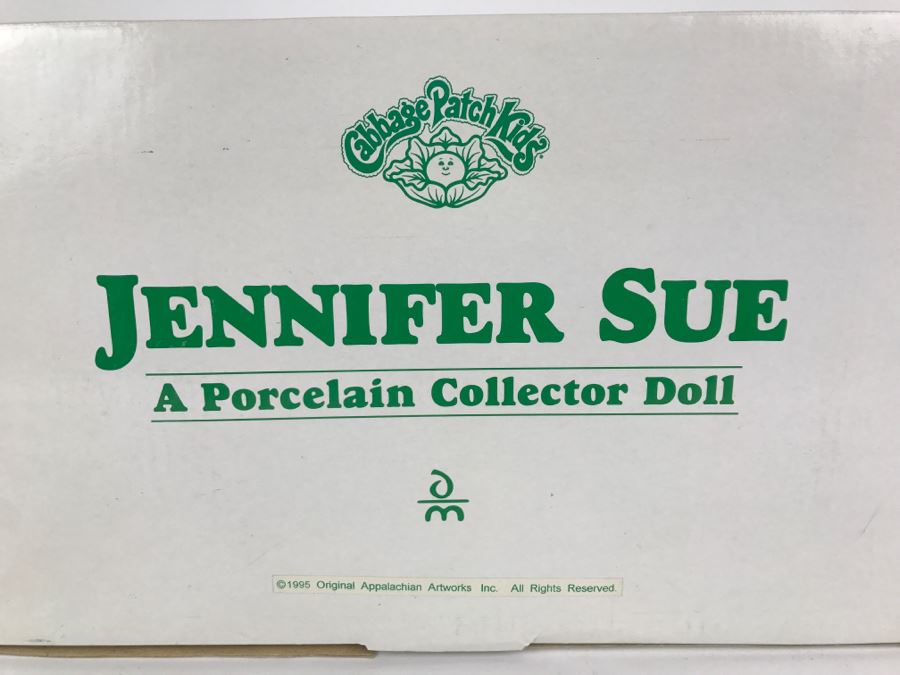 Jennifer Sue Cabbage Patch Kids 1995 Danbury Mint New in Box [Photo 3]