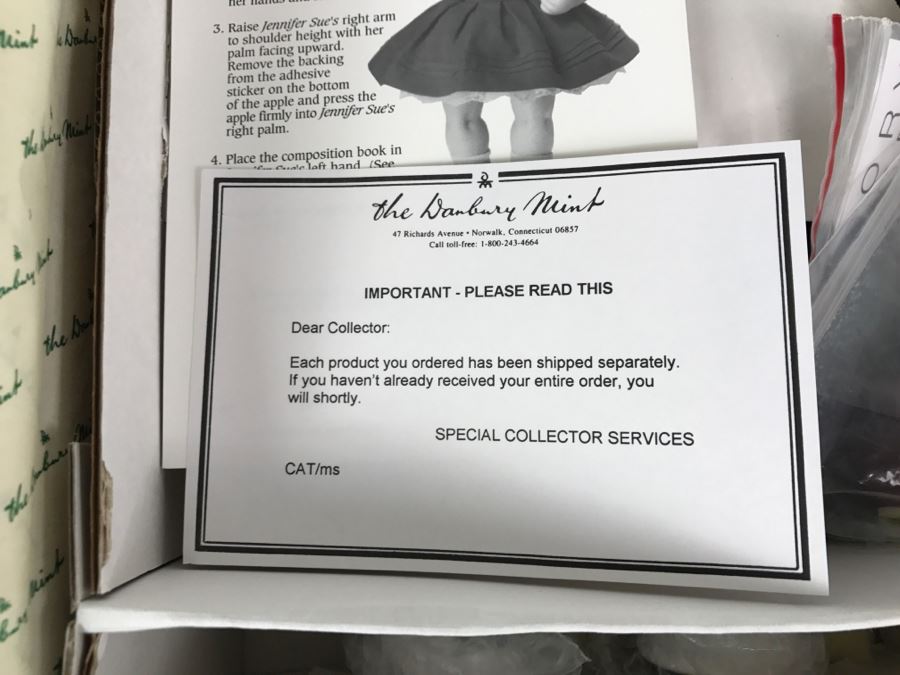 Jennifer Sue Cabbage Patch Kids 1995 Danbury Mint New in Box [Photo 6]