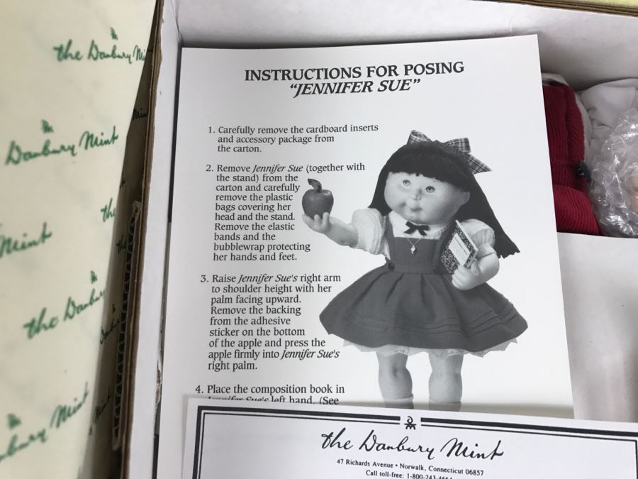 Jennifer Sue Cabbage Patch Kids 1995 Danbury Mint New in Box [Photo 5]