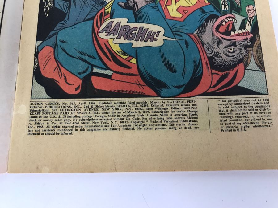 Action Comics # 362 Comic Book [Photo 6]