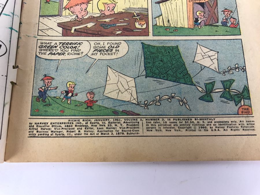 Richie Rich #2 1961 Comic Book [Photo 5]