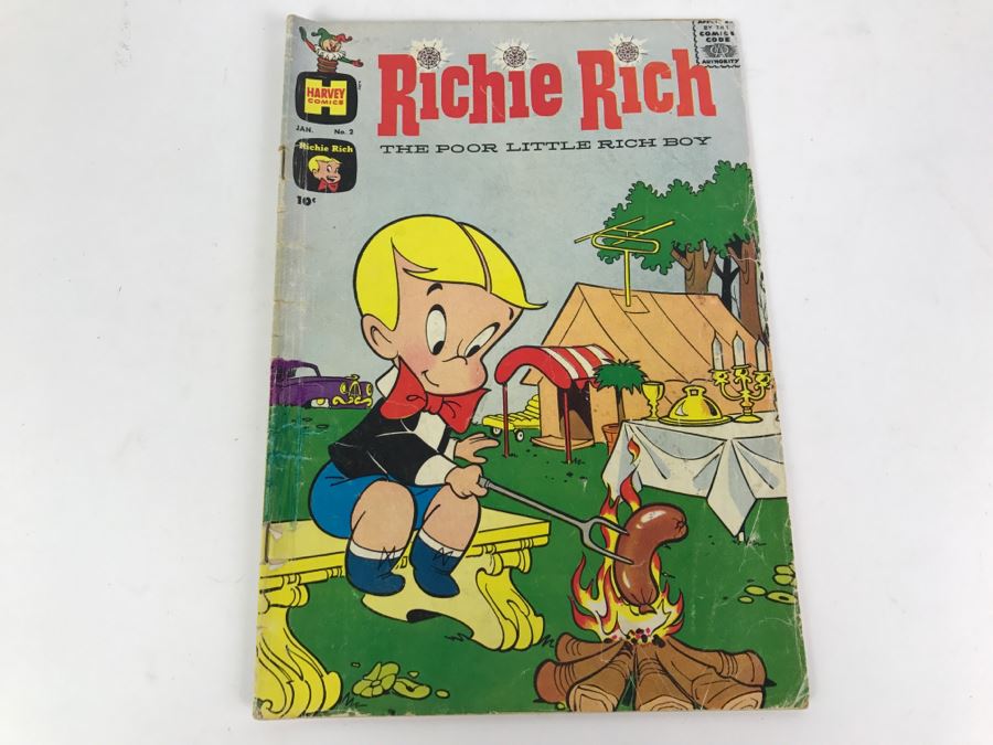 Richie Rich #2 1961 Comic Book [Photo 1]