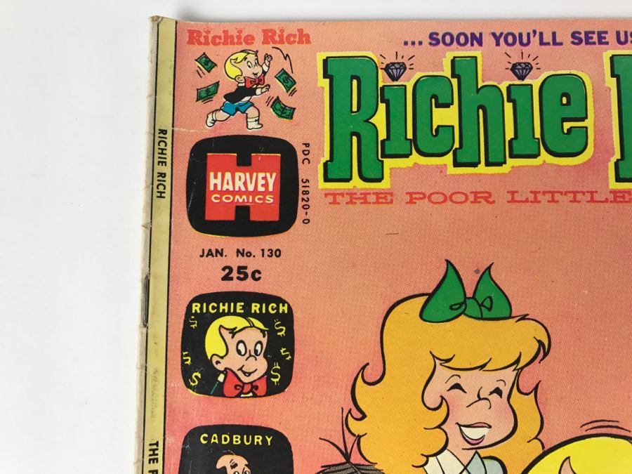 (6) Richie Rich Comic Books #125, 126, 128, 130, 131, 132 [Photo 9]