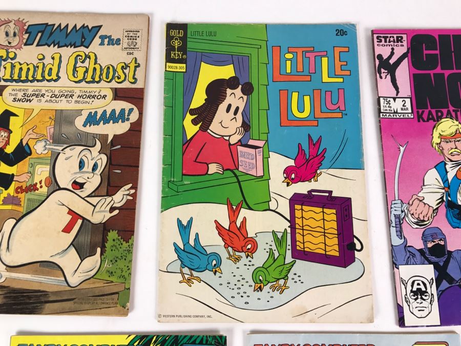 (5) Comic Books: Timmy The Timid Ghost, Little Lulu, Chuck Norris, Tandy Computer Whiz Kids [Photo 4]