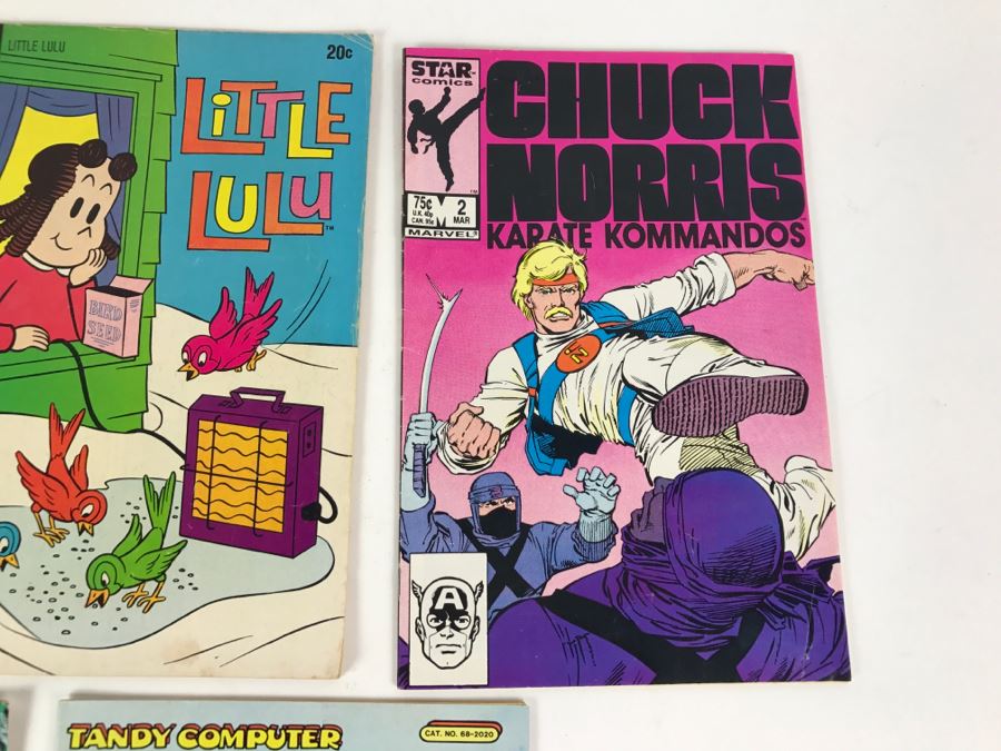 (5) Comic Books: Timmy The Timid Ghost, Little Lulu, Chuck Norris, Tandy Computer Whiz Kids [Photo 6]