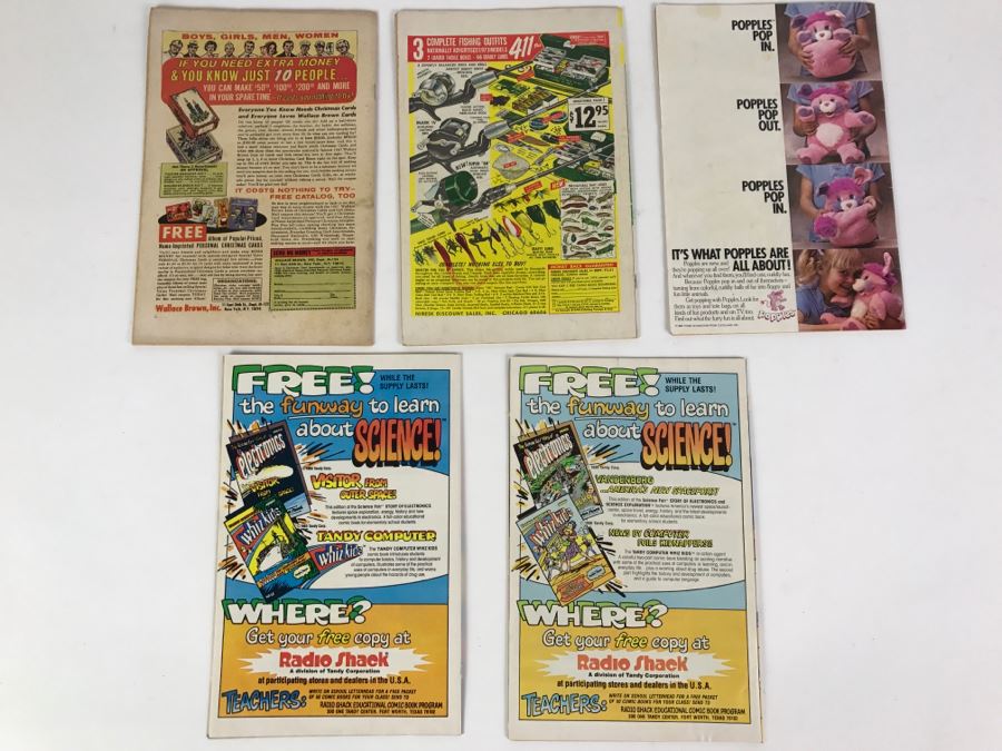 (5) Comic Books: Timmy The Timid Ghost, Little Lulu, Chuck Norris, Tandy Computer Whiz Kids [Photo 9]