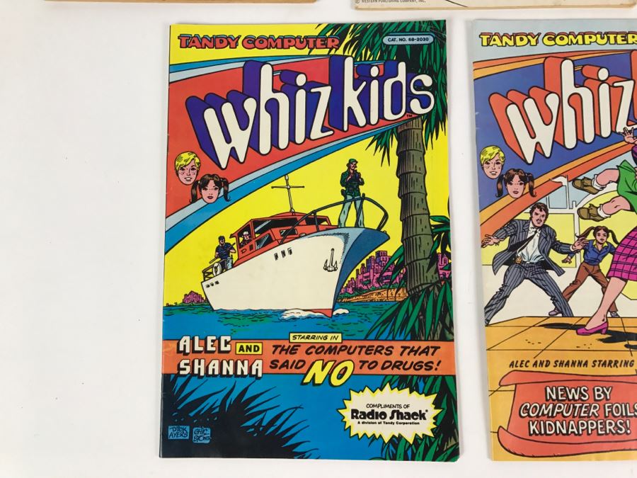 (5) Comic Books: Timmy The Timid Ghost, Little Lulu, Chuck Norris, Tandy Computer Whiz Kids [Photo 7]