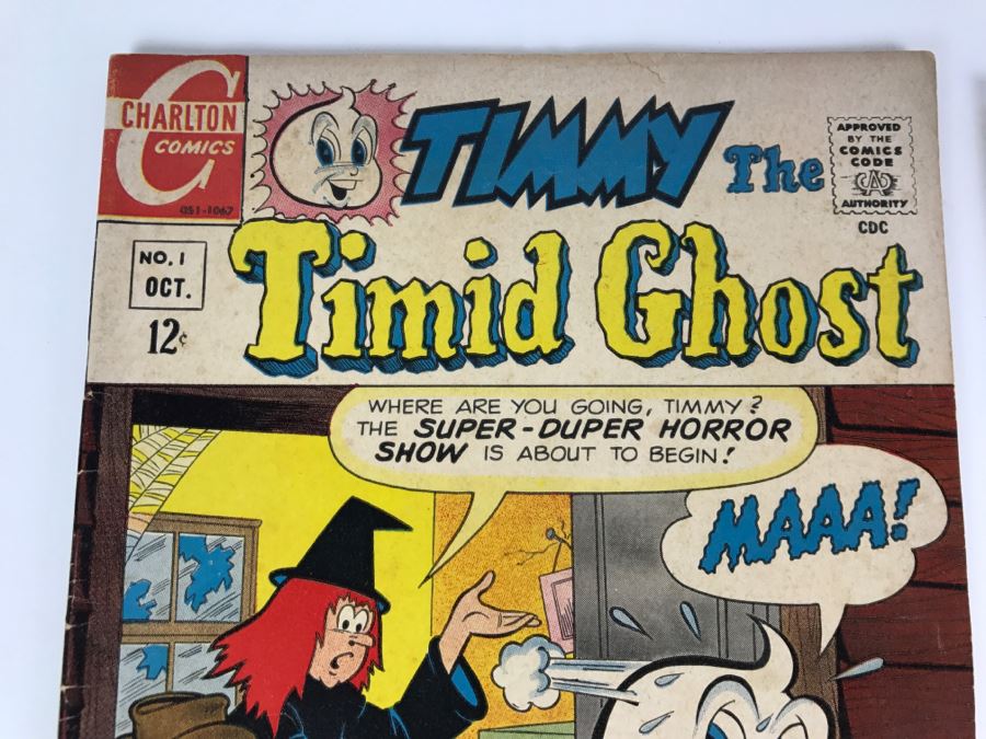 (5) Comic Books: Timmy The Timid Ghost, Little Lulu, Chuck Norris, Tandy Computer Whiz Kids [Photo 3]