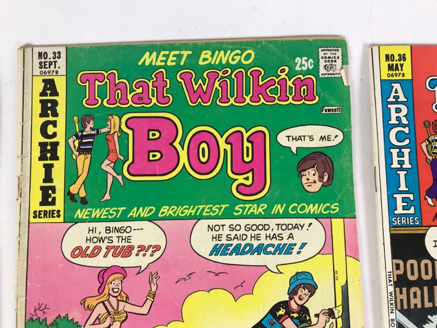 (9) Comic Books That Wilkin' Boy, Mad House Glads, Mad House Comics And Lil Jinx Christmas Bag [Photo 5]