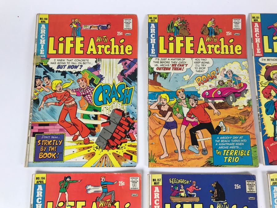 (10) Life With Archie Comic Books #148, 150, 151, 154, 155, 156, 157, 158, 159, 160 [Photo 13]