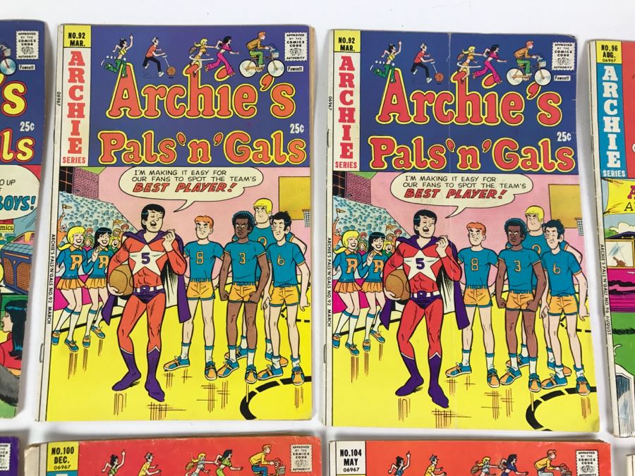 (12) Archie's Pals 'N' Gals Comic Books #84, 90, 92, 92, 96, 97, 98, 99, 100, 104, 105, 109 [Photo 4]