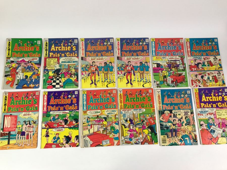 (12) Archie's Pals 'N' Gals Comic Books #84, 90, 92, 92, 96, 97, 98, 99, 100, 104, 105, 109