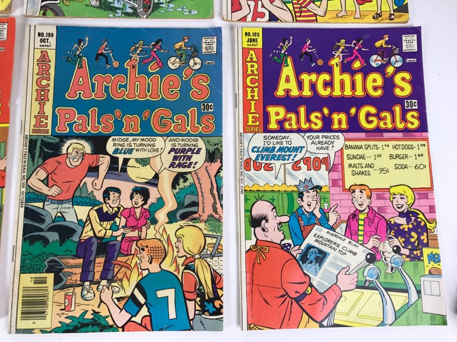 (12) Archie's Pals 'N' Gals Comic Books #84, 90, 92, 92, 96, 97, 98, 99, 100, 104, 105, 109 [Photo 12]