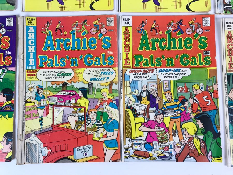 (12) Archie's Pals 'N' Gals Comic Books #84, 90, 92, 92, 96, 97, 98, 99, 100, 104, 105, 109 [Photo 10]