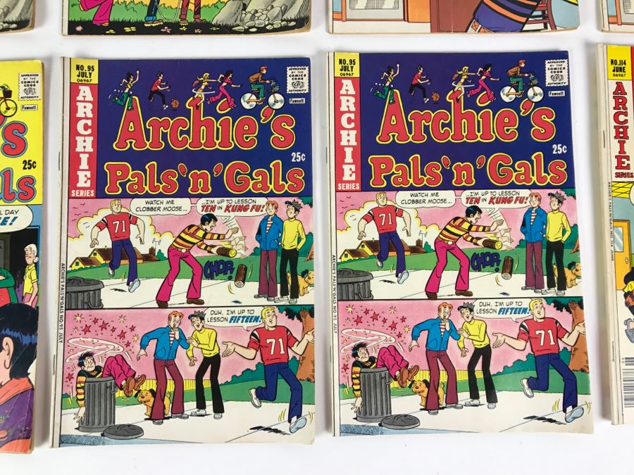 (10) Archie's Pals 'N' Gals Comic Books #88, 89, 89, 91, 91, 93, 94, 95, 95, 114 [Photo 10]
