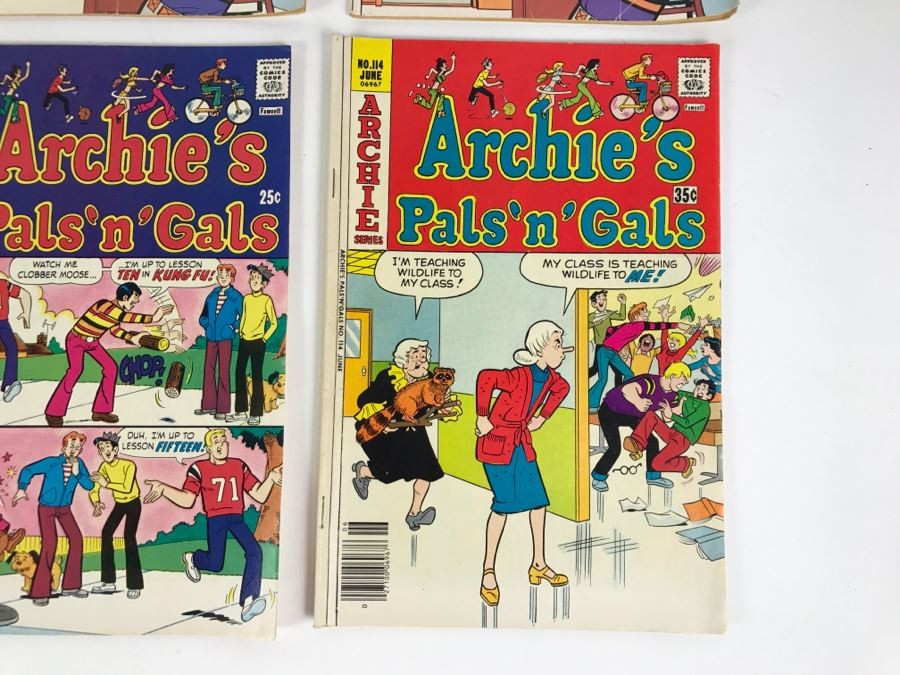 (10) Archie's Pals 'N' Gals Comic Books #88, 89, 89, 91, 91, 93, 94, 95, 95, 114 [Photo 12]