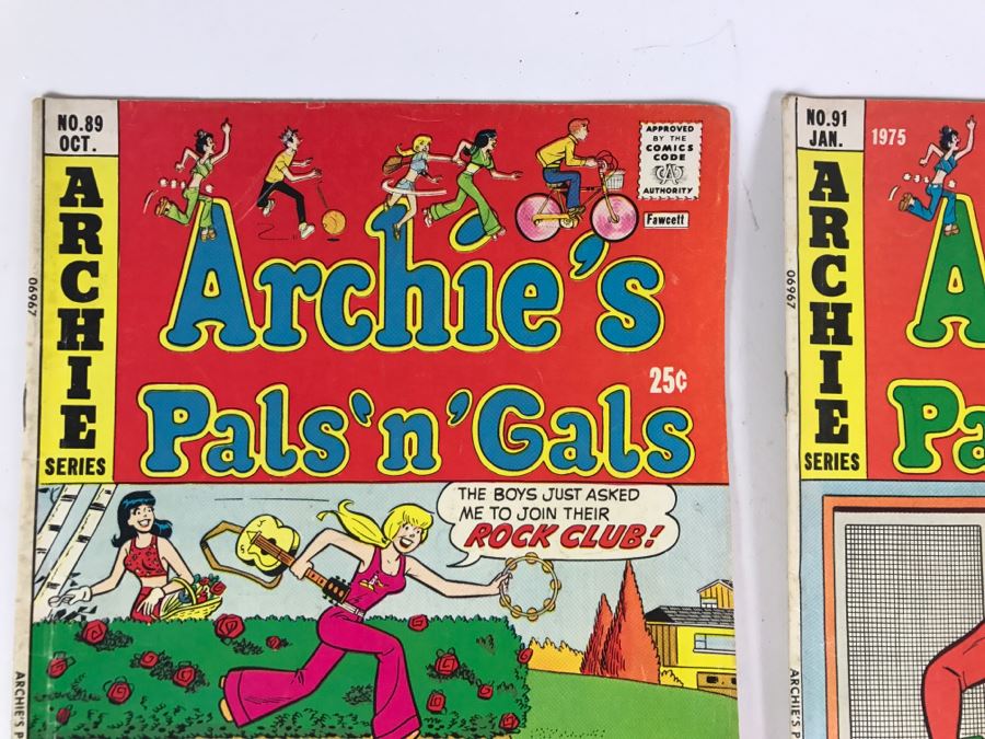(10) Archie's Pals 'N' Gals Comic Books #88, 89, 89, 91, 91, 93, 94, 95, 95, 114 [Photo 5]