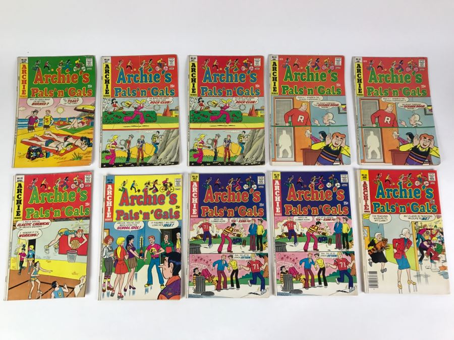 (10) Archie's Pals 'N' Gals Comic Books #88, 89, 89, 91, 91, 93, 94, 95, 95, 114 [Photo 1]