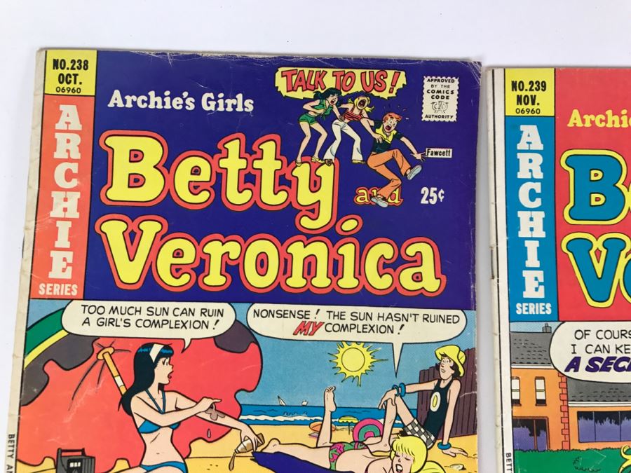 (7) Betty And Veronica Comic Books #238, 239, 241, 245, 246, 247, 248 [Photo 2]
