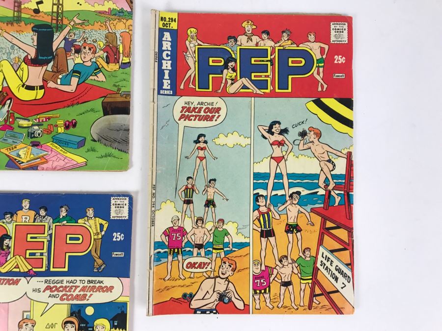 (7) PEP Comic Books #290, 292, 293, 294, 299, 300, 301 [Photo 6]