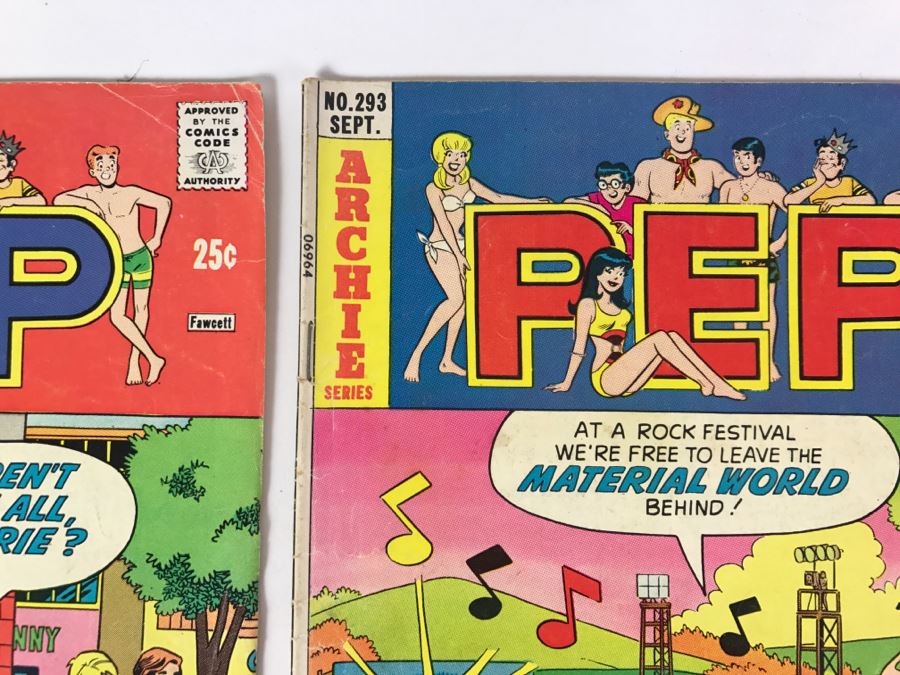 (7) PEP Comic Books #290, 292, 293, 294, 299, 300, 301 [Photo 5]