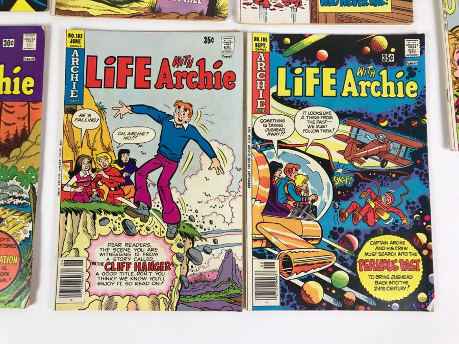 (9) Life With Archie Comic Books #164, 165, 166, 168, 169, 173, 174, 182, 185 [Photo 10]