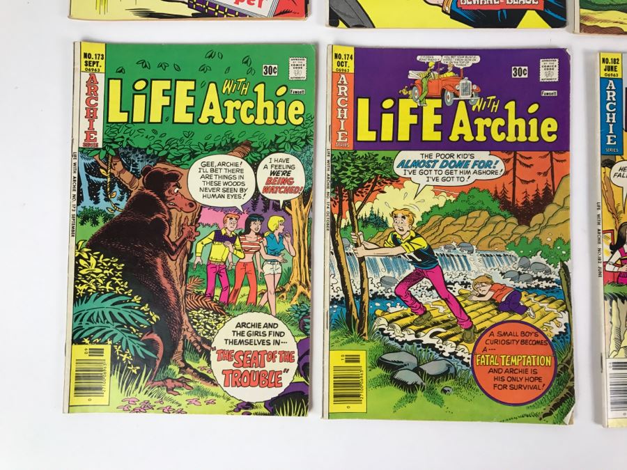 (9) Life With Archie Comic Books #164, 165, 166, 168, 169, 173, 174, 182, 185 [Photo 8]