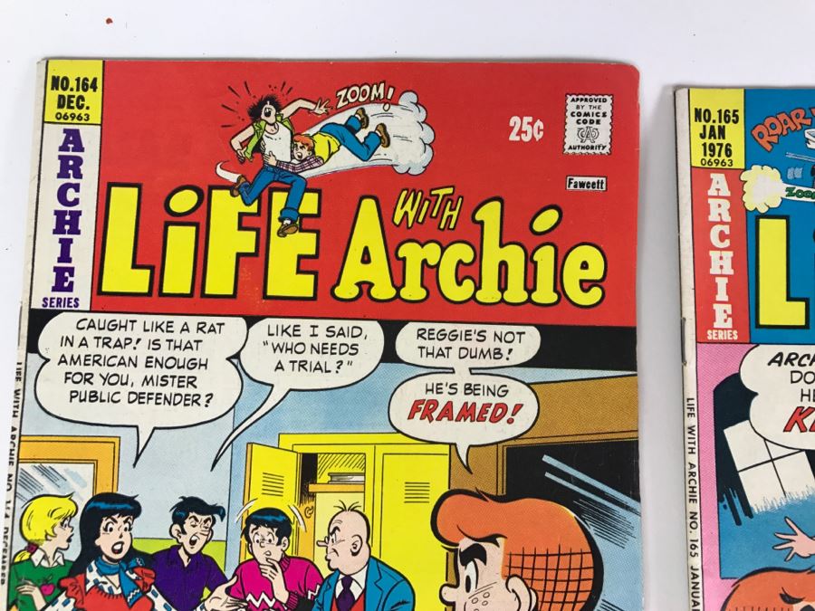 (9) Life With Archie Comic Books #164, 165, 166, 168, 169, 173, 174, 182, 185 [Photo 3]