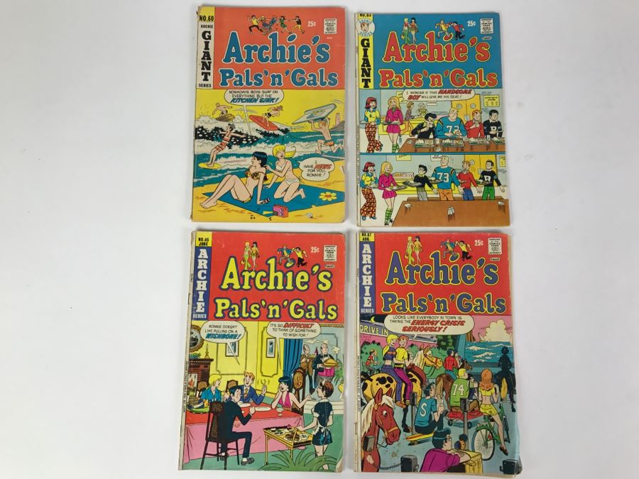 (4) Archie's Pals 'N' Gals Comic Books #60, 83, 85, 87 [Photo 1]