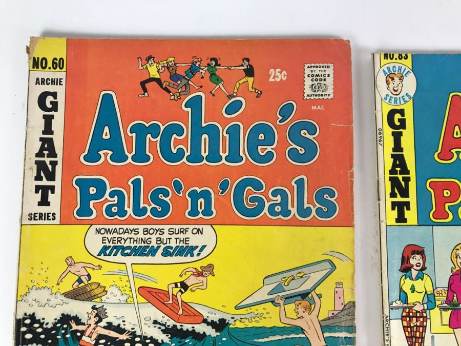 (4) Archie's Pals 'N' Gals Comic Books #60, 83, 85, 87 [Photo 3]