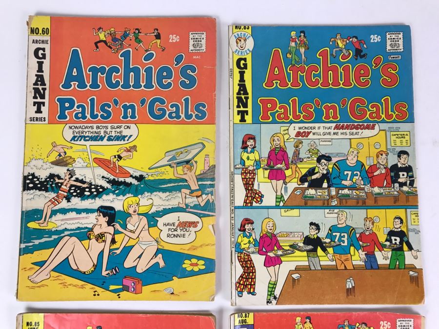 (4) Archie's Pals 'N' Gals Comic Books #60, 83, 85, 87 [Photo 2]