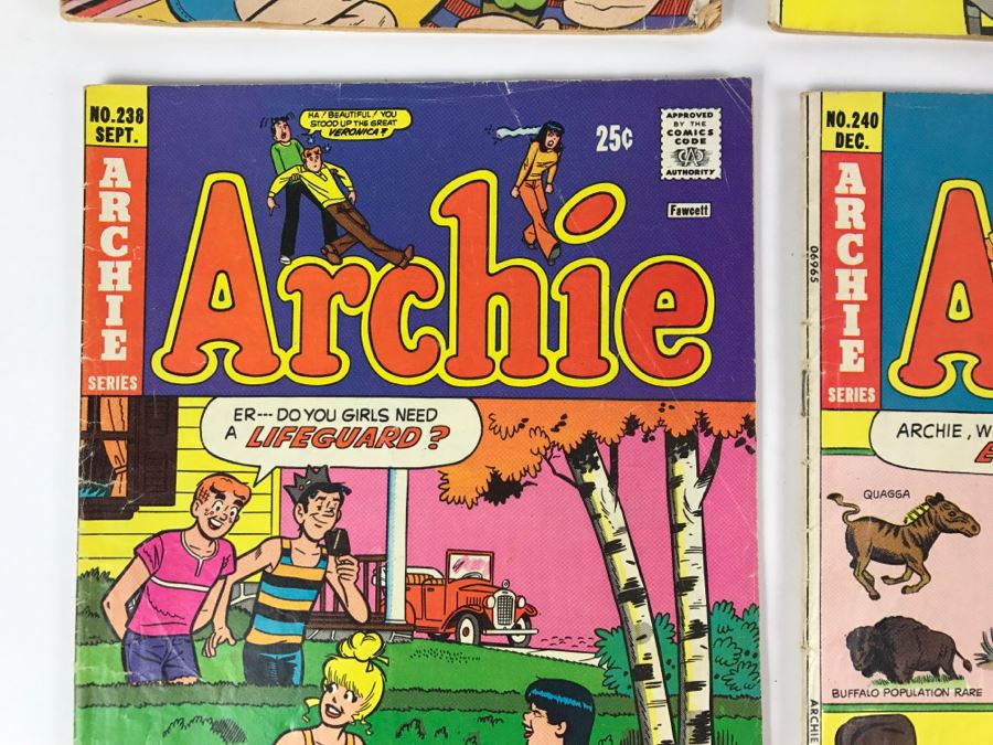 (7) Archie Comic Books #213, 232, 233, 234, 238, 240, 243 [Photo 7]