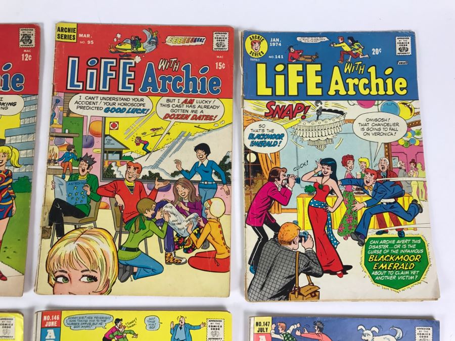 Life With Archie Comic Books #67, 71, 95, 141, 142, 144, 146, 147 [Photo 4]
