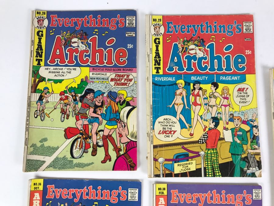 Everything's Archie Comic Books #26, 29, 35, 36, 38 [Photo 2]