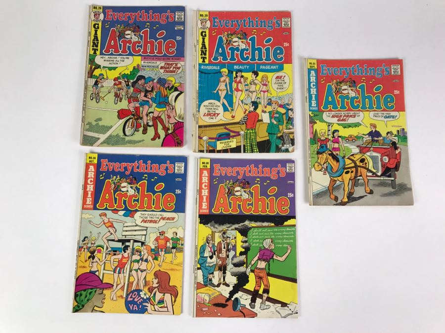 Everything's Archie Comic Books #26, 29, 35, 36, 38